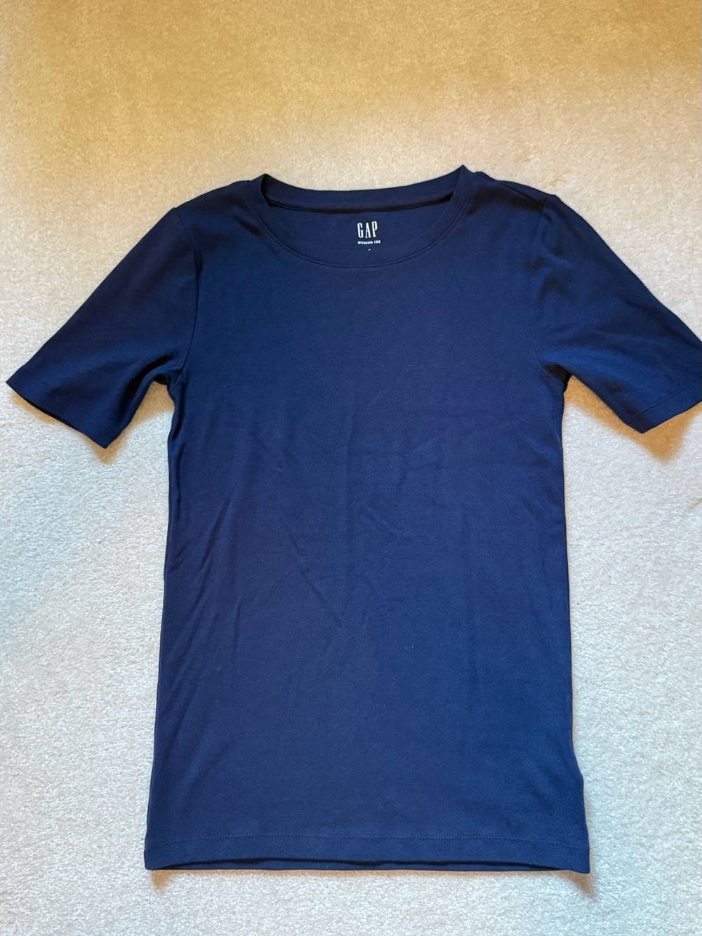 GAP Men's Dark Navy Crewneck Short Sleeve Tee